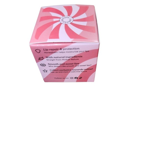 Honeybalm Candy Cane Lip Balm + Gold Applicator | Holiday Stocking Stuffer - Picture 7 of 7